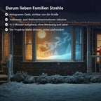Darum lieben Familien Strahlo: Hologramm-Optik, Halloween und Weihnachten, Aufbau in 5 Minuten