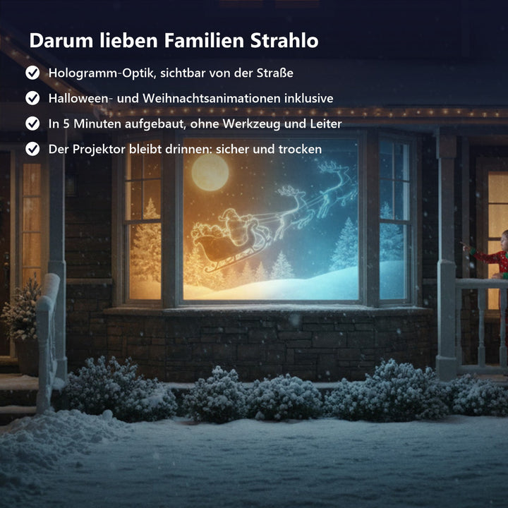 Im Dezember fliegt jeden Abend der Weihnachtsmann vorbei